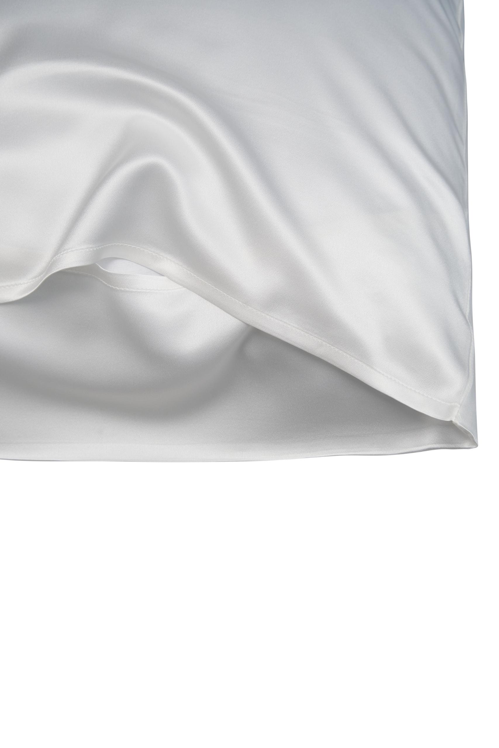 Fata de perna din matase mulberry 22 momme Ivory, 50x70 cm - imagine 4