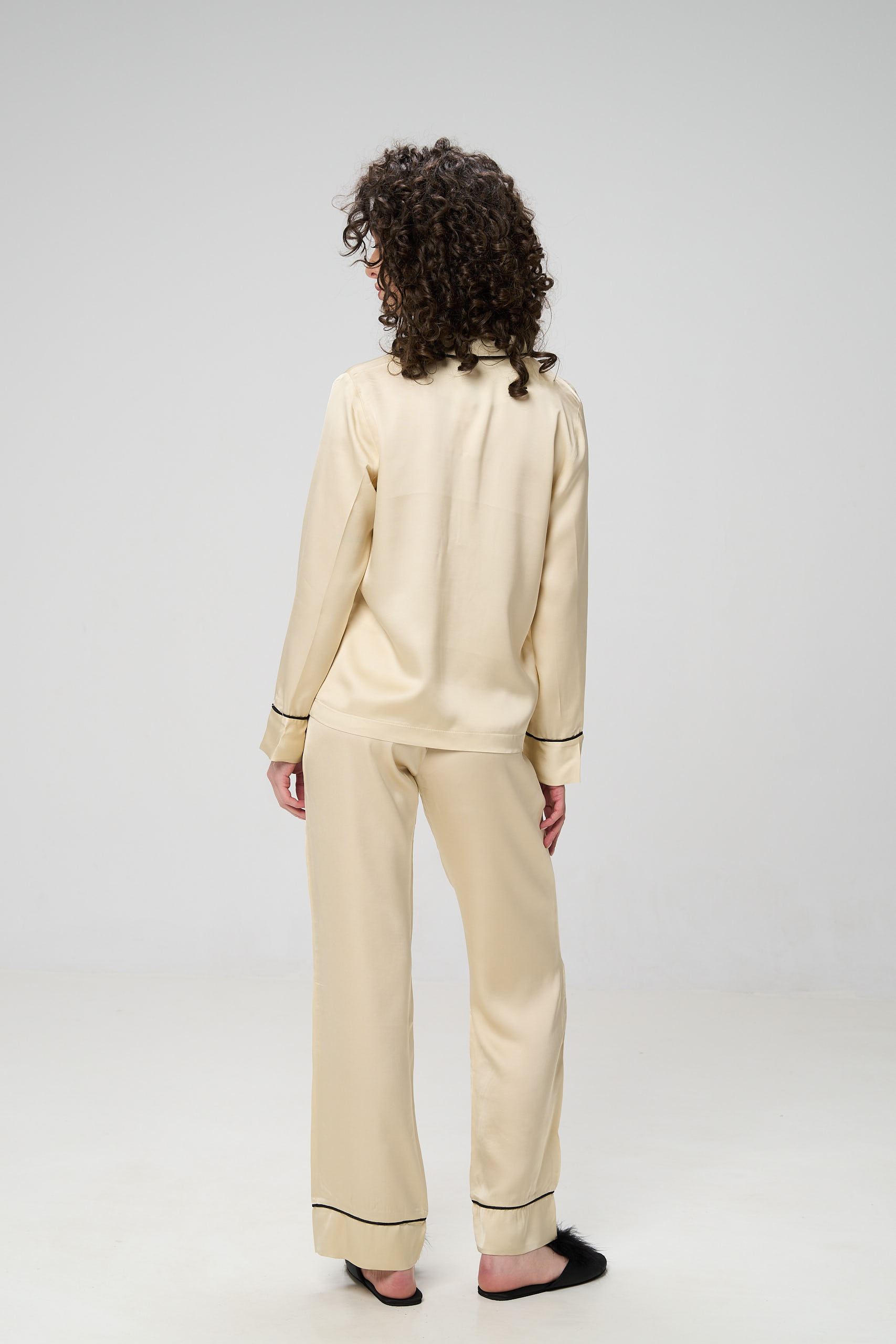 Pijama din vascoza LENZING™ ECOVERO™ Coco Vanilla - imagine 5